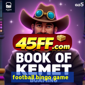 football bingo game - play now